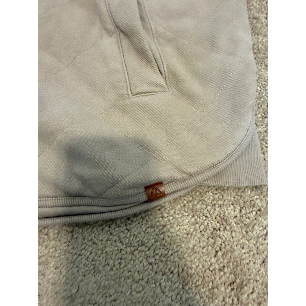 Alpine Design Quilted Jacket Womens Large Tan Excellent Zip Up Gorpcore Cozy - Picture 7 of 8